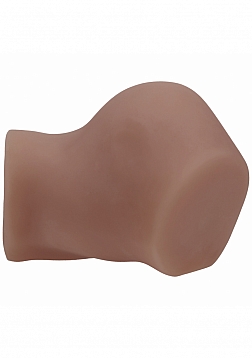 Xkin - Eve Rhodes - Dual Entry - TPE Bodyforms Masturbator - 3.5 lbs - Brown