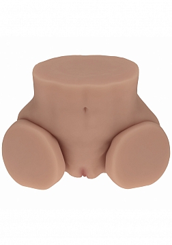 Xkin - Nina Vale - Dual Entry - TPE Bodyforms Masturbator - 5.7 lbs - Tan