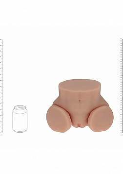 Xkin - Nina Vale - Dual Entry - TPE Bodyforms Masturbator - 5.7 lbs - Tan