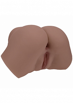 Xkin - Layla Love - Dual Entry - TPE Bodyforms Masturbator - 7.7 lbs - Brown