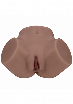 Xkin - Layla Love - Dual Entry - TPE Bodyforms Masturbator - 7.7 lbs - Brown