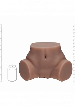 Xkin - Layla Love - Dual Entry - TPE Bodyforms Masturbator - 7.7 lbs - Brown