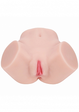 Xkin - Ivy Lane - Dual Entry - TPE Bodyforms Masturbator - 7.7 lbs - Flesh