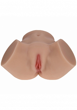 Xkin - Valentina Vellure - Dual Entry - TPE Bodyforms Masturbator - 9.3 lbs - TAN