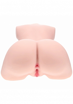 Xkin - Aveline Luxe - Dual Entry - TPE Bodyforms Masturbator - 30.9 lbs - Flesh