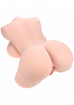 Xkin - Aveline Luxe - Dual Entry - TPE Bodyforms Masturbator - 30.9 lbs - Flesh