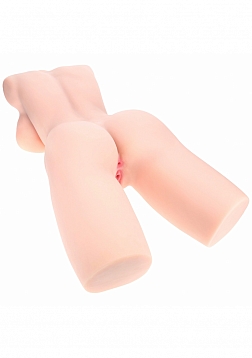 Xkin - Lyla Rose - Dual Entry - Posable - TPE Bodyforms Masturbator - 46.3 lbs - Flesh