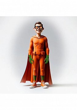 SLI - Super Willy - Keychain - Orange