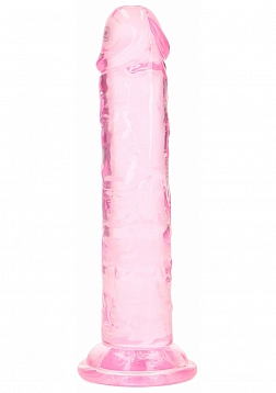 Realrock - Crystal Clear - Realistic Dildo - 5" - Pink