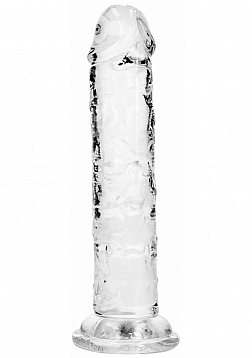 Realrock - Crystal Clear - Realistic Dildo - 5" - Translucent
