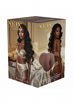 XKIN - Amara Cerene - Female Ass Masturbator + Rechargeable Vibration + Suction + Voice - 1.90 Lbs -
