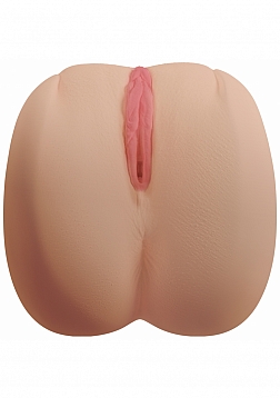 XKIN - Nia Sloan - Vagina Masturbator + Rechargeable Vibration + Suction + Voice - 1.90 Lbs - Tan