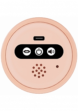 XKIN - Elina Rosewood - Female Ass Masturbator + Rechargeable Vibration + Suction + Voice - 2.50 Lbs