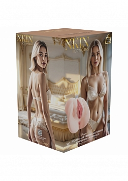XKIN - Body-Forms - Bambi Coxx - Rechargeable + Sucking + Vibrating Masturbator - 7.90 Lbs - Vanilla