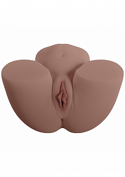 XKIN - Body-Forms - Amber Allure - Rechargeable Thrusting + Vibrating Masturbator - 17.60 Lbs - Brow
