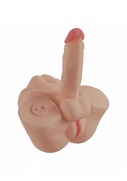 XKIN - Body-Forms - Renee Lovegood - Trans - Posable Rechargeable Vibrating Penis + Suction Vagina -
