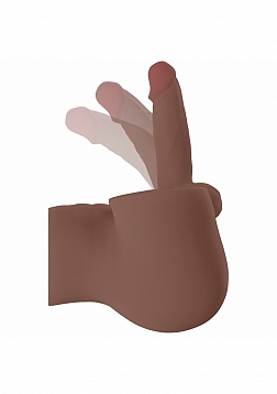 XKIN - Body-Forms - Jaxx Crowe - Dual Density Penis with Rechargeable Vibrating Bullet - 11.40 Lbs -