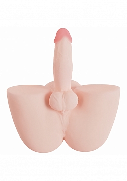 XKIN - Body-Forms - Rocco Malone - Dual Density Penis with Rechargeable Vibrating Bullet - 11.40 Lbs