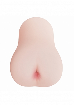 XKIN - Cumlander - Male Ass - Masturbator with Rechargeable Vibrating Bullet - 1.40 Lbs - Vanilla 