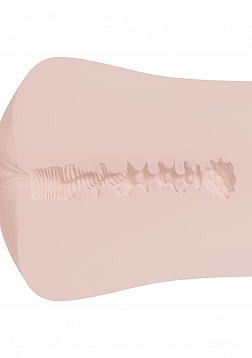 XKIN - Cumlander - Male Ass - Masturbator with Rechargeable Vibrating Bullet - 1.40 Lbs - Vanilla 