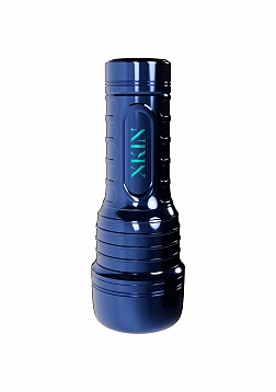 XKIN - Axel Steel - Male Mouth Torch Masturbator - Metallic Blue - 570g - Brown