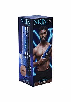 XKIN - Axel Steel - Male Mouth Torch Masturbator - Metallic Blue - 570g - Brown