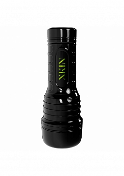 XKIN - Aza Velvet - Vagina Torch Masturbator - Rechargeable Vibrating - Black - 590g - Vanilla