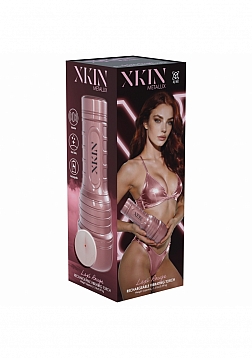 XKIN - Lexi Rouge - Female Ass Torch Masturbator - Rechargeable Vibrating - Rose Gold - 590g - Vanil