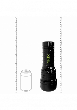 XKIN - Lana Eclipse - Vagina Torch Masturbator - Rechargeable Vibrating + Suction - Black - 660g - T