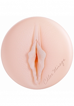 XKIN - Chloe Mirage - Vagina Torch Masturbator - Rechargeable Vibrating + Suction - Silver - 660g - 
