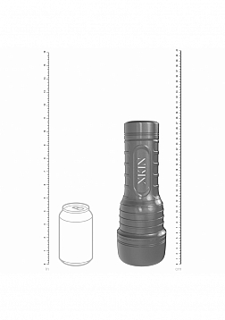 XKIN - Chloe Mirage - Vagina Torch Masturbator - Rechargeable Vibrating + Suction - Silver - 660g - 