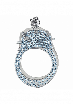 Ouch! - Heavy-Duty Diamond Handcuffs - Blue