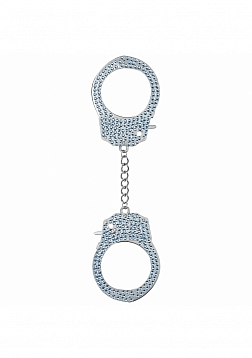 Ouch! - Heavy-Duty Diamond Handcuffs - Blue
