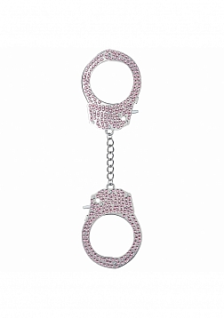 Ouch! - Heavy-Duty Diamond Handcuffs - Pink