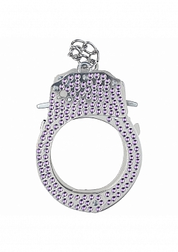 Ouch! - Heavy-Duty Diamond Handcuffs - Purple