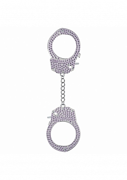 Ouch! - Heavy-Duty Diamond Handcuffs - Purple