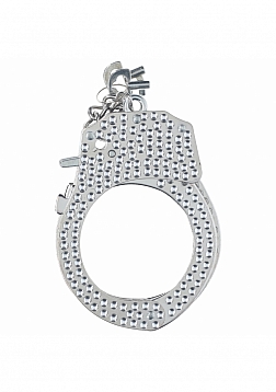 Ouch! - Heavy-Duty Diamond Handcuffs - Silver