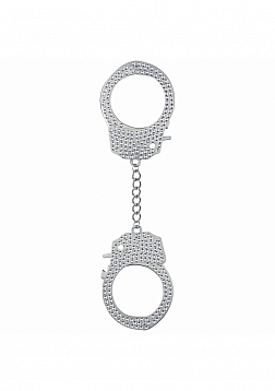 Ouch! - Heavy-Duty Diamond Handcuffs - Silver