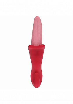 LoveLine - Spin - Rotating Vibrating Tongue - Rechargeable - Waterproof - Pink