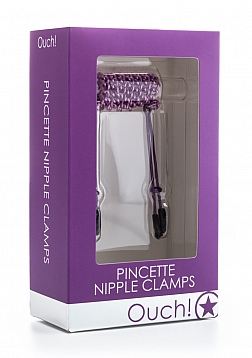 Pincette Nipple Clamps - Purple