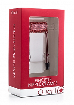 Pincette Nipple Clamps - Red
