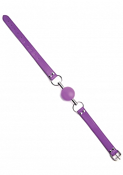 Solid Ball Gag - Purple