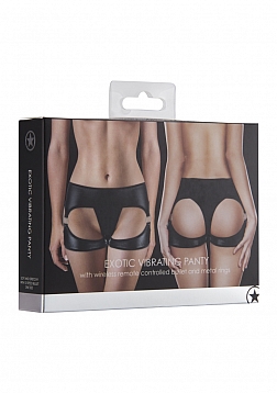 Exotic Vibrating Panty - Black