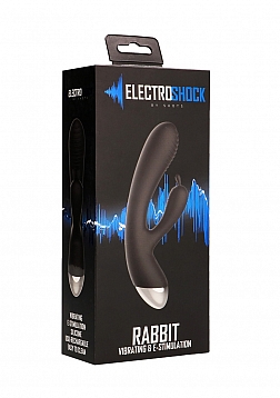 E-Stim Rabbit Vibrator - Black
