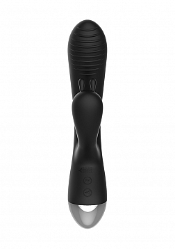 E-Stim Rabbit Vibrator - Black