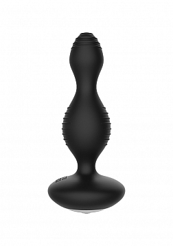 E-Stim Vibrator Buttplug - Black