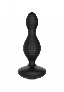 E-Stim Vibrator Buttplug - Black