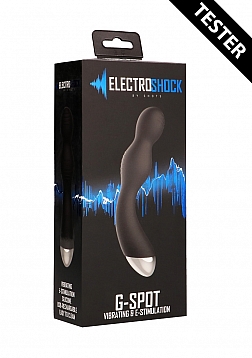 E-Stimulation G-spot Vibrator - Black - Tester