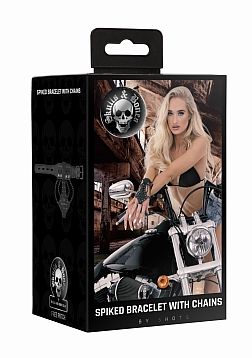 Bracelet with Spikes and Chains