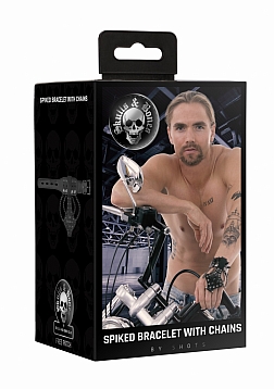 Bracelet with Spikes and Chains